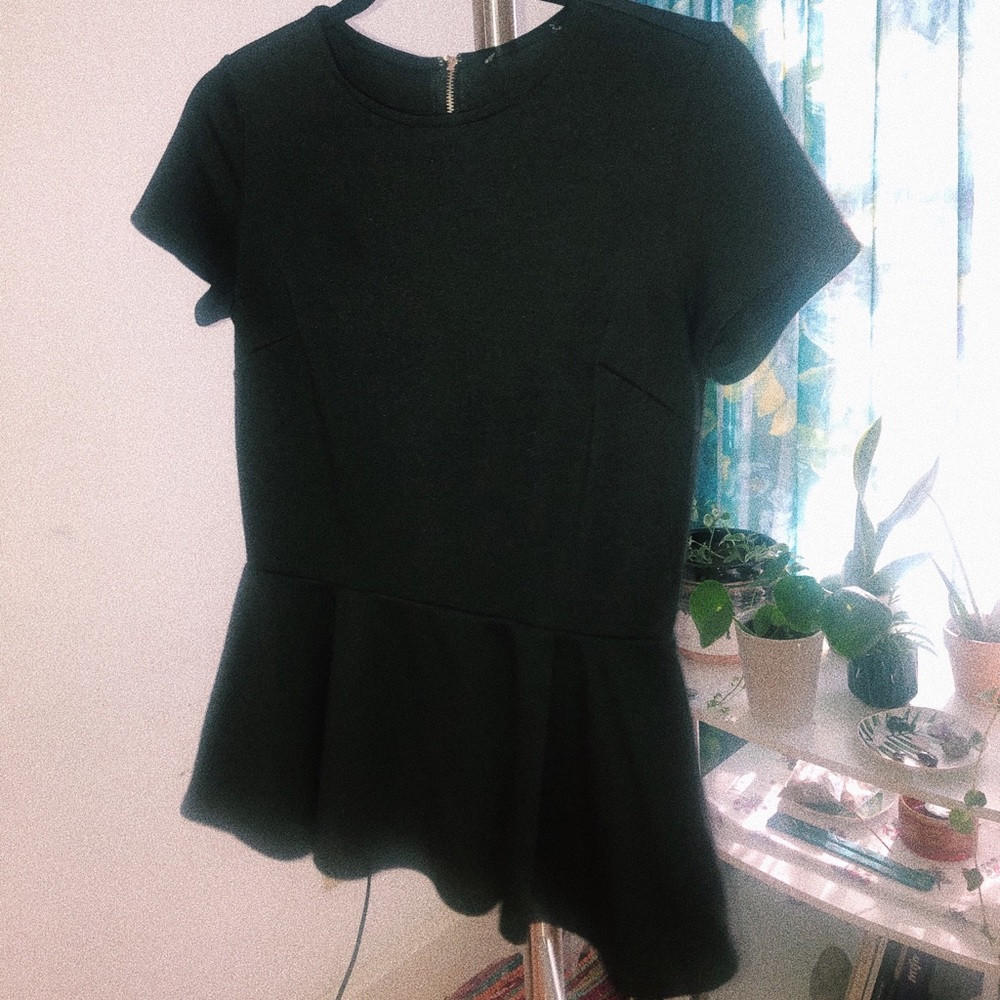 Black Peplum